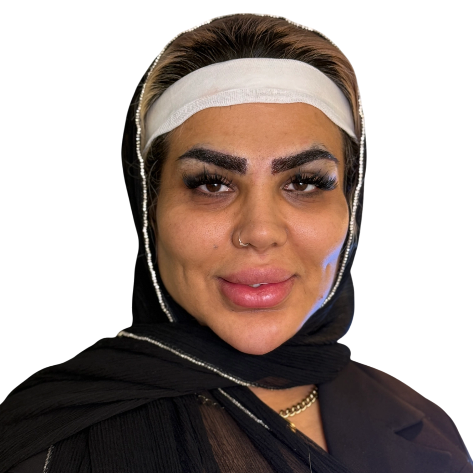 کاشت ابرو روی تتو