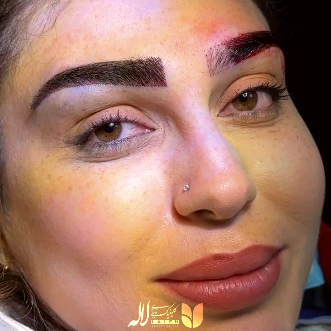 عکس مدل ابرو کمانی ملایم
